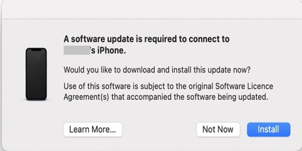 Cara Atasi Pesan “Software update required to connect to your iOS device” di macOS